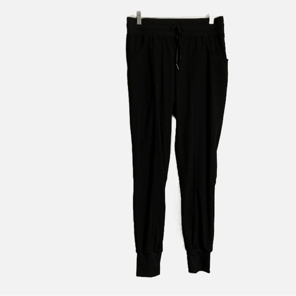 Kyodan Soft Stretchy Athletic Active Wear Mesh Black Leggings. Size XS - Picture 1 of 13